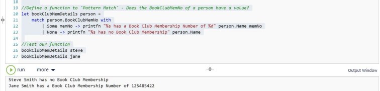Pattern Matching In Action.