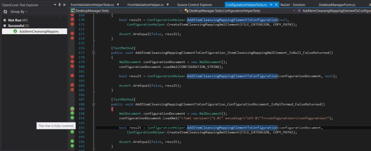 Unit Test Code Coverage.
