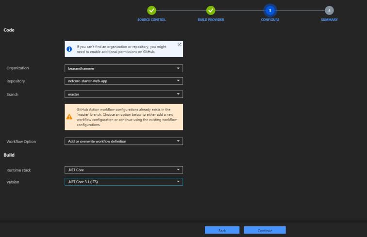 Build Provider Configuration New