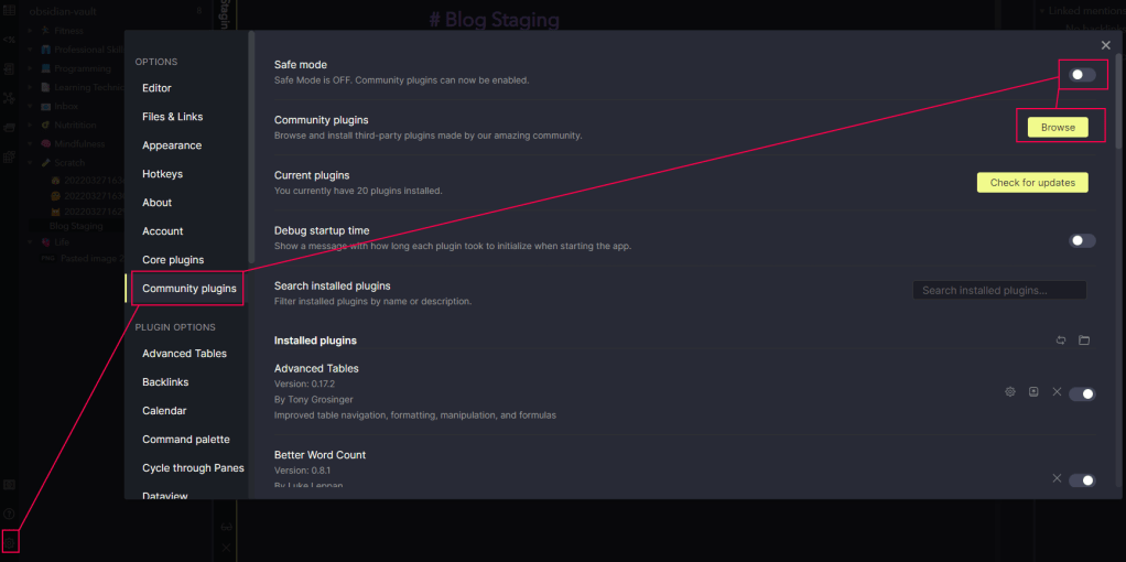Working with Community Plugins